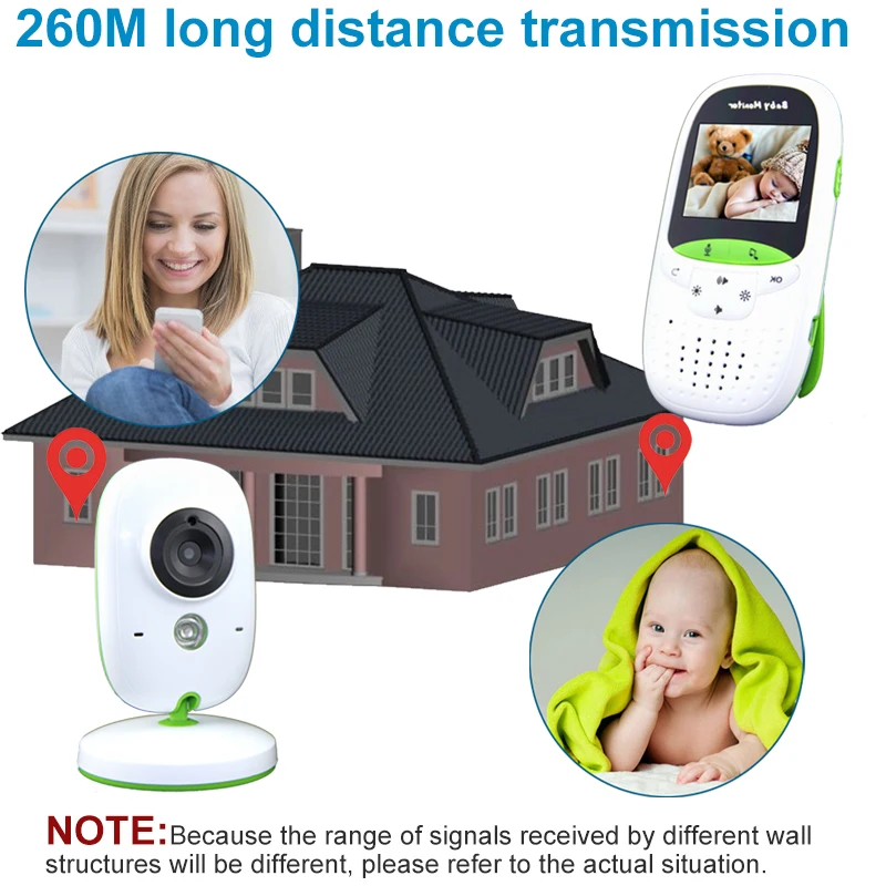 Цветной 720 Электронный Детский монитор Беспроводная аудио камера elektroniczna видео