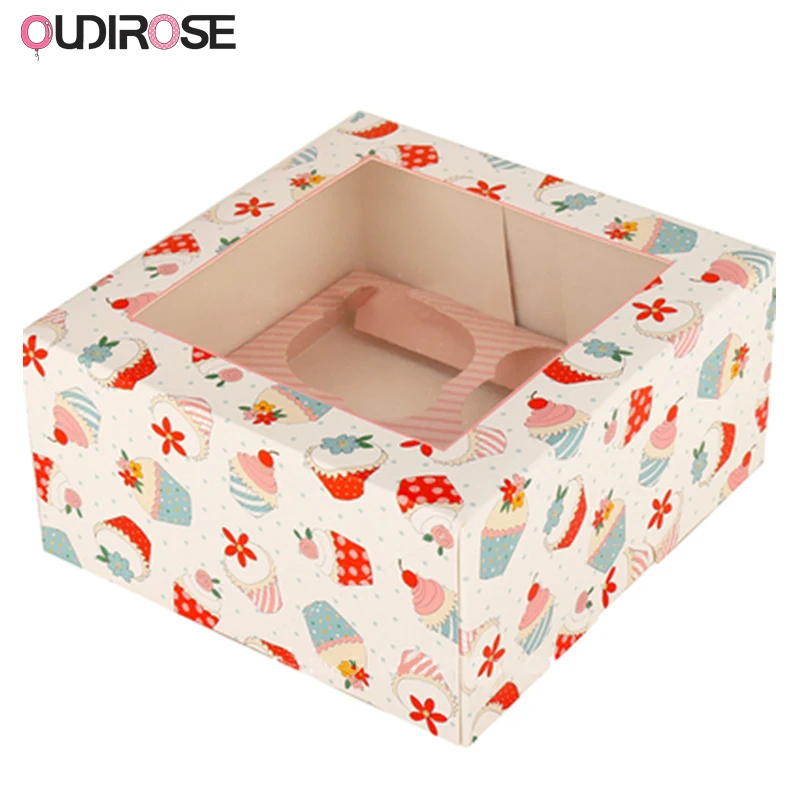 Милый дом выпечки Кекс пакет коробка для муссов и десертов бумажные подарочные