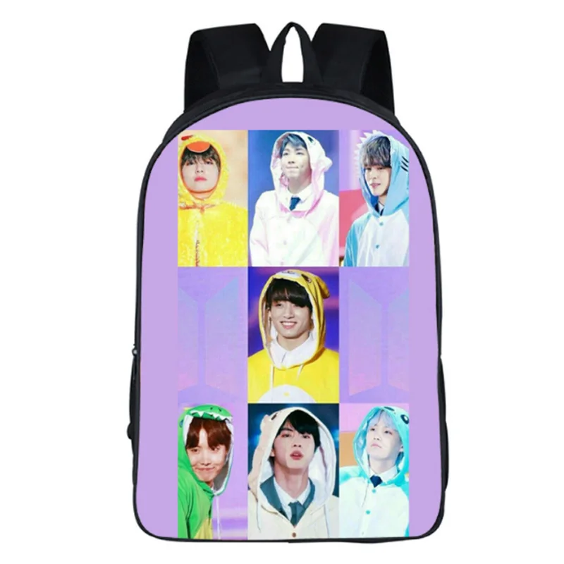 backpack 5 Школьный рюкзак Sac A Dos Kpop K-pop K Pop школьный рюкзак для девочек-подростков - Цвет: backpack 5