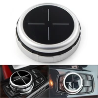 1pcs auto media knob controller wheel cover replacement for bmw 1 2 3 4 5 6 7 series x1 x3 x4 x5 x6 idrive 7buttons
