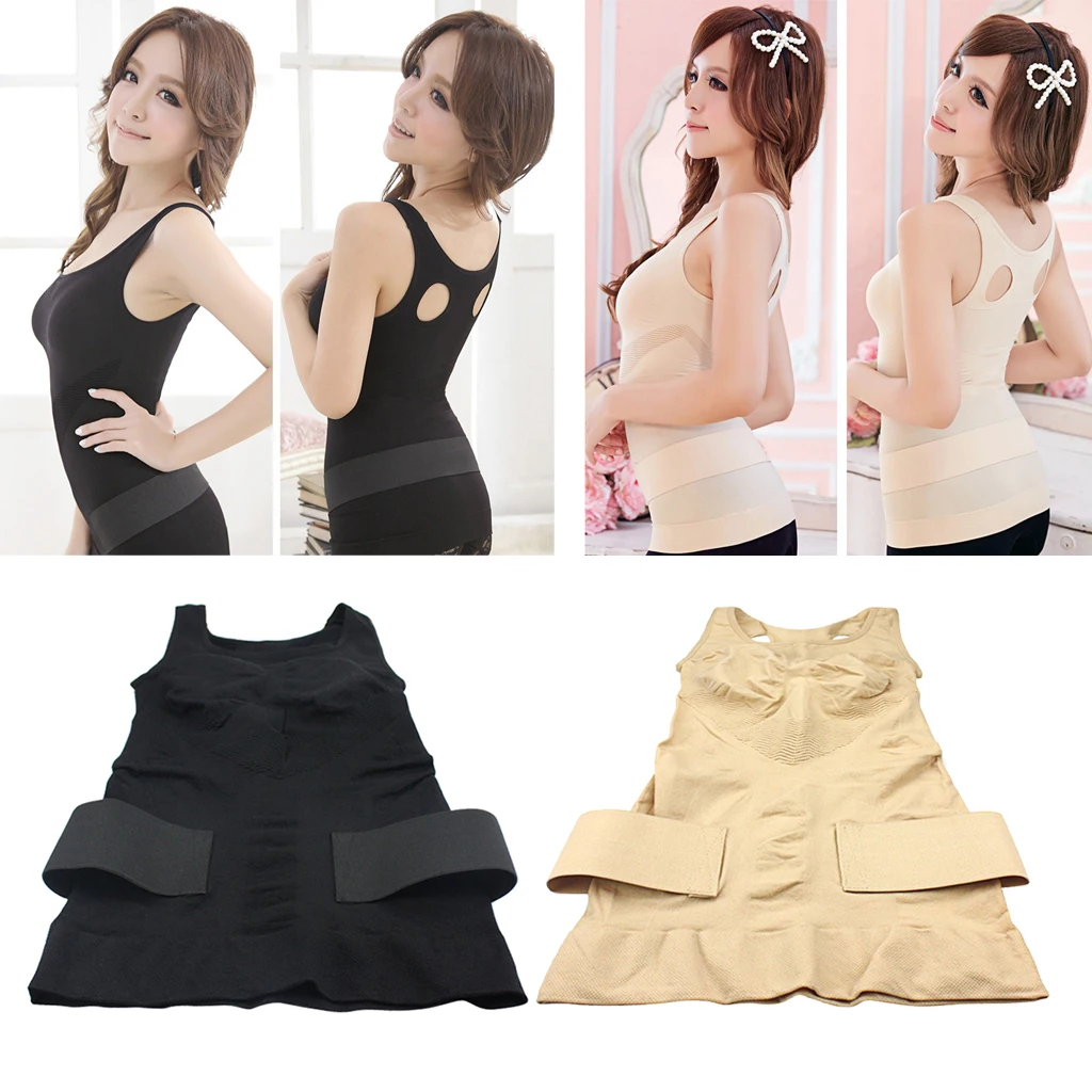 

Womens Seamless Cami Tank Top Sliming Camisole Basic Skinny Underwear with Adjustable Straps
