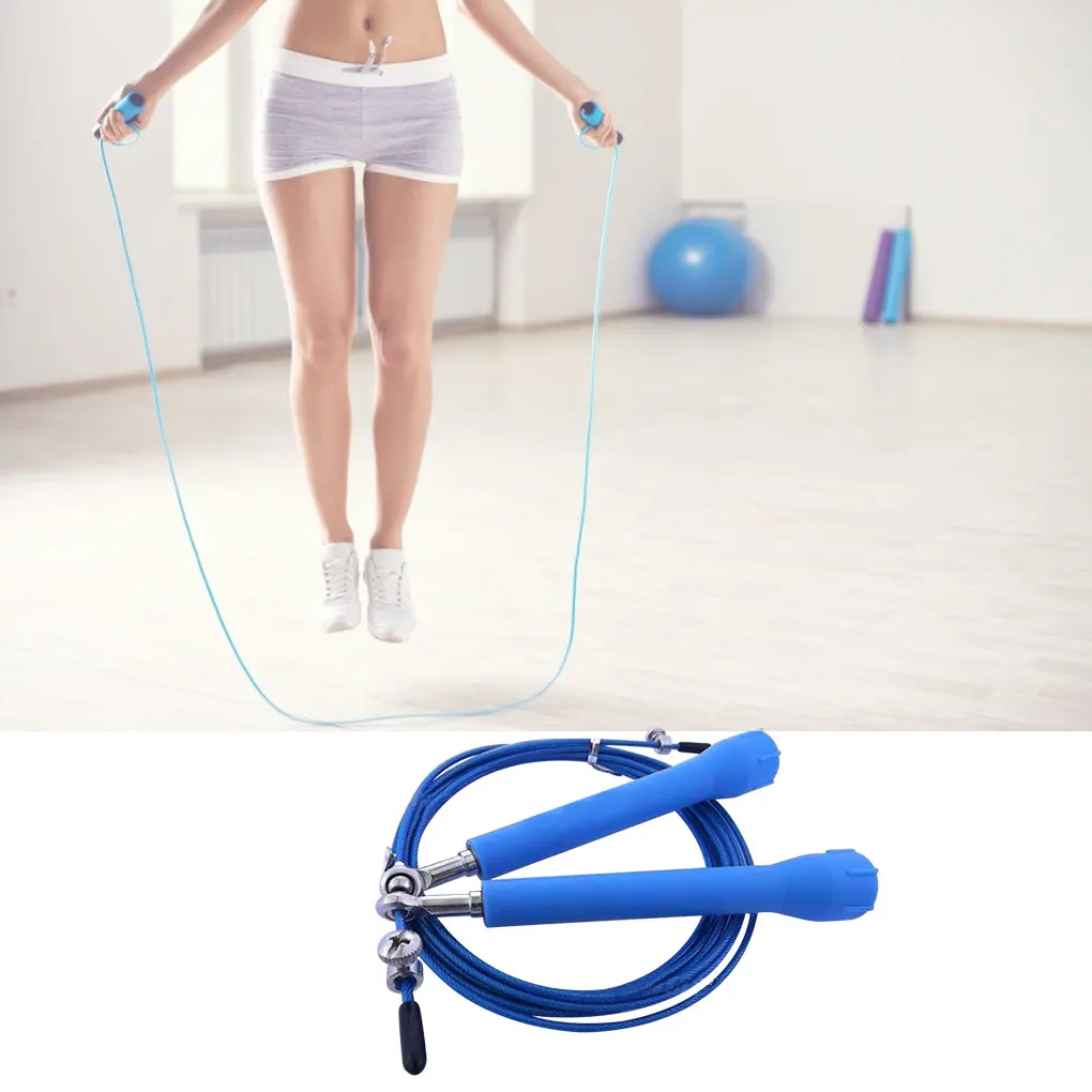 

Speed Skipping Wire Rope Indoor Outdoor Jumping Rope Weight Loss Exercise Home Gym Workout Tool Wire Rope Bearing Skipping Rope