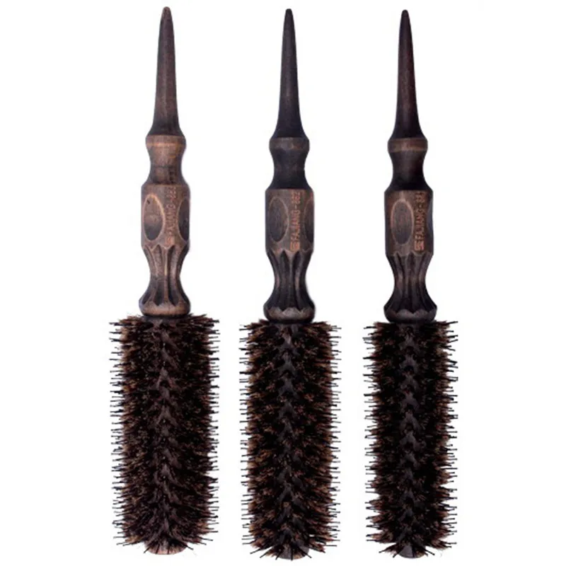 1 шт. деревянная расческа для волос с натуральной щетиной|Расчески| |