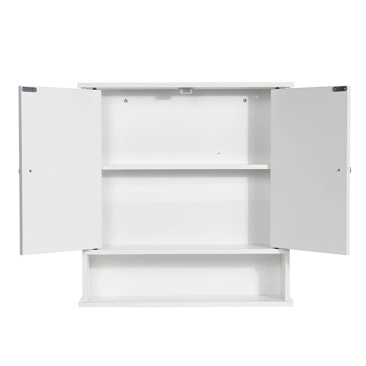 Шкаф для ванной комнаты с зеркалом настенный шкаф туалета 58x56x13 см полка хранения
