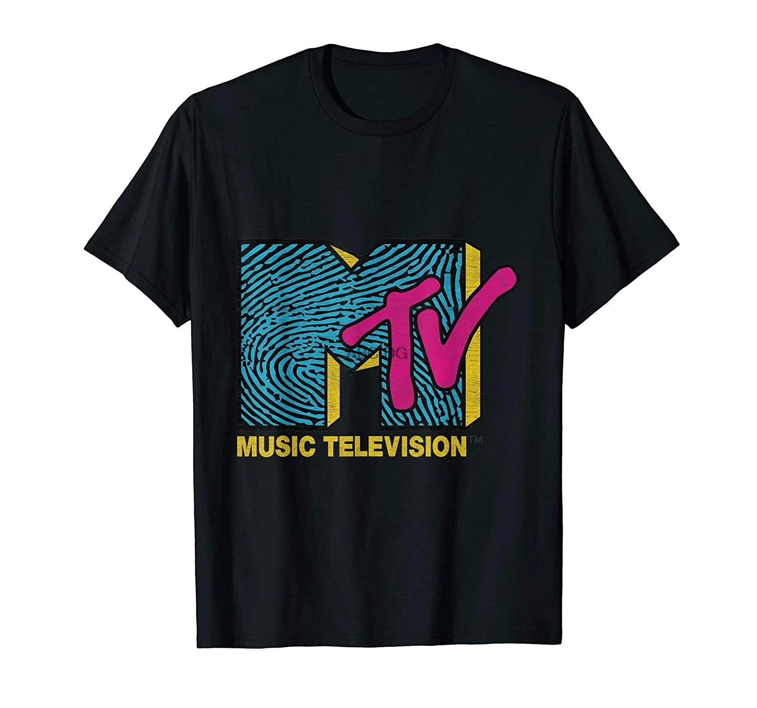 Классическая Дизайнерская футболка с принтом логотипа MTV|Мужские футболки| |