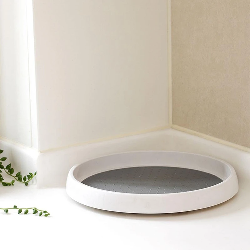 Вращающийся на 360 градусов Противоскользящий шкаф для специй поворотный стол с