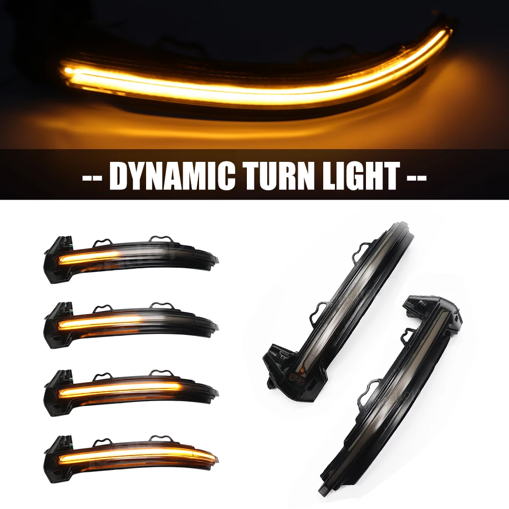Автомобильный светодиодный динамический поворотный сигнал последовасветильник