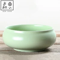 sendian ceramic tea wash high temperature resistant tea set ware ru kiln utensils bowl 2021 office household kitchen accessories