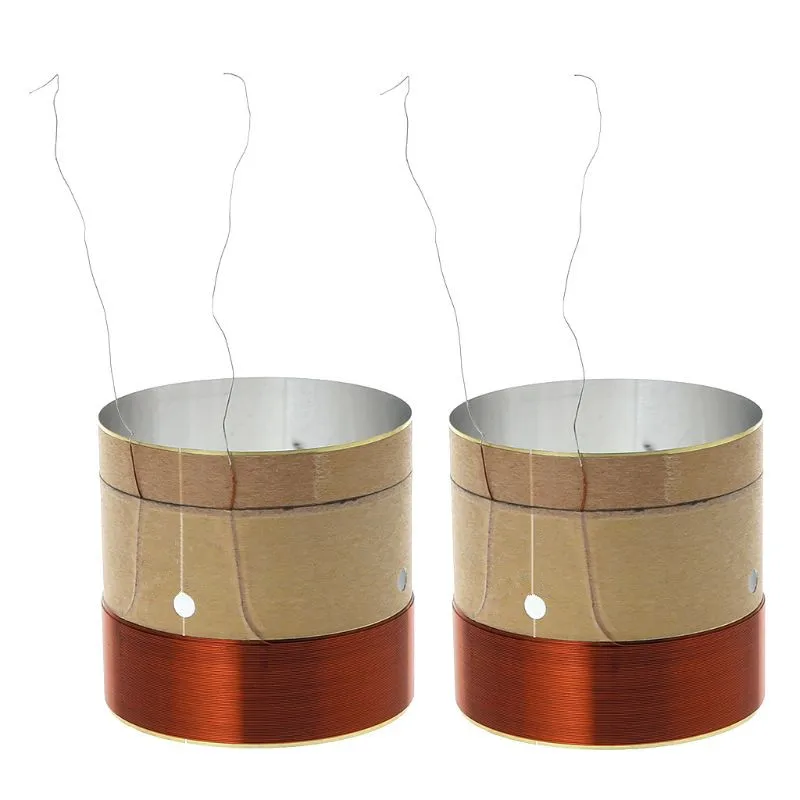 Низкочастотный динамик 51 5 ядер 2 шт. басовая катушка ASV белый алюминий для