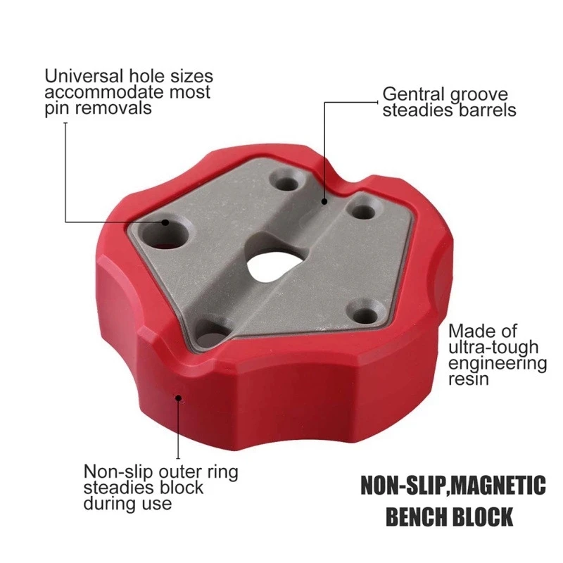 

Universal Gunsmithing Bench Block Handgun Pistol 1911 Non-Slip Non-Marring