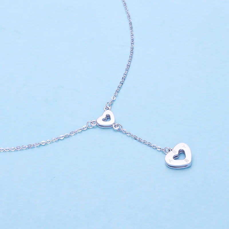 Цепочка с подвеской в виде сердца для женщин и невесты | Украшения аксессуары