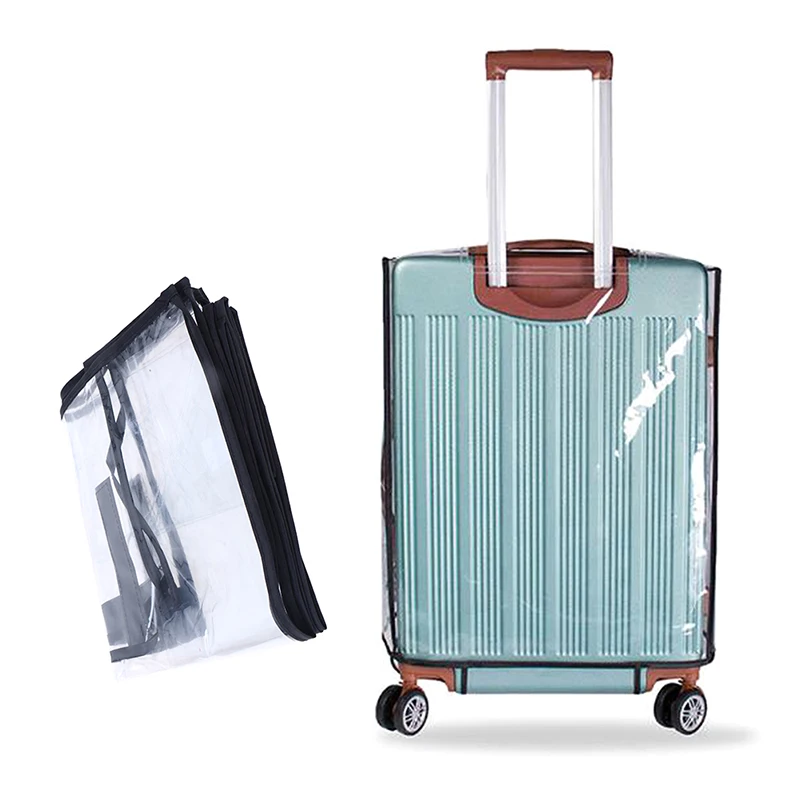 20-30'' Waterproof PVC Transparent Travel Luggage Protector Suitcase Dust Cover Travel Accessories Anti-scratch Protect Cover