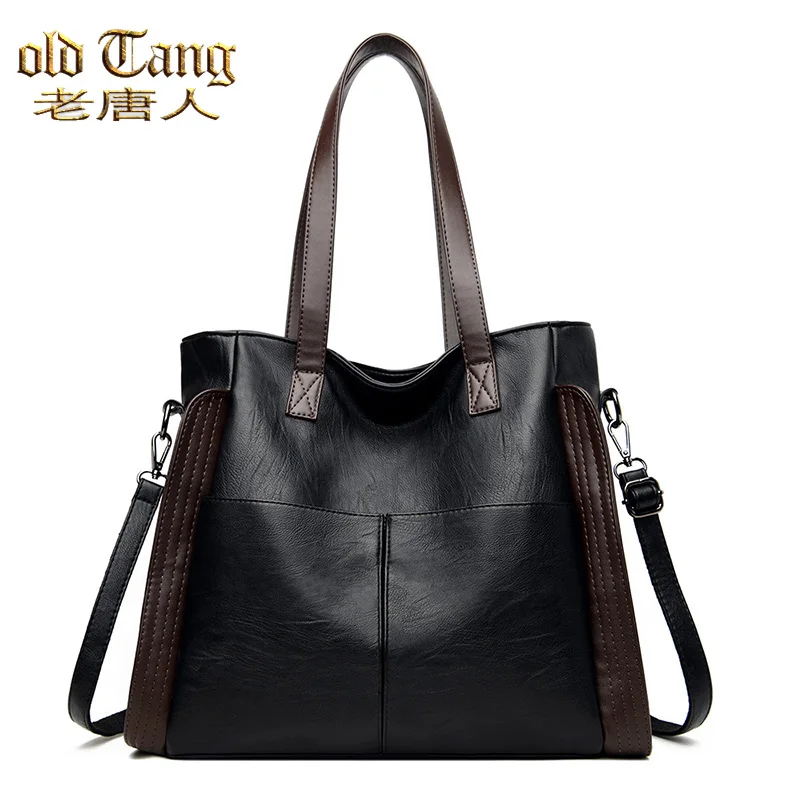 

OLD TANG Women Leather Handbags Messenger Bag Designer Crossbody Shoulder Bags For Women 2020 Tote Bag Sac A Main Bolsa Feminina