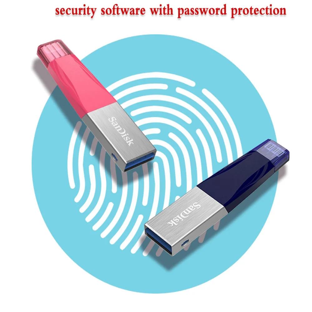 Usb-флеш-накопитель SanDisk для iPhone OTG USB 128 256 ГБ 64 | Компьютеры и офис