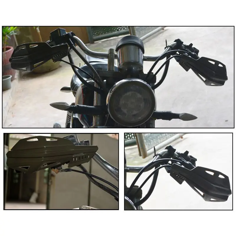 

Motorcycle Dirt Bike ATV Handlebar Hand Guard Handguards Handle Protector Wind Guard Motorcycle Hand Guards Universal