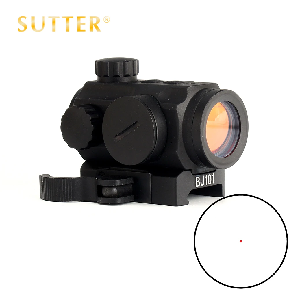 Тактическая Охота SUTTER 1X21 Spec Reflex 5 MOA Red Dot прицел с быстроразъемным креплением Picatinny