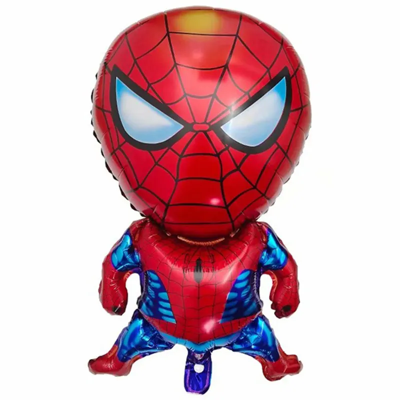 As shown 1 шт. фольгированные шары супергероя Marvel Железный человек Человек-паук Бэтмен украшения для дня рождения Детские воздушные шары - Color: As shown