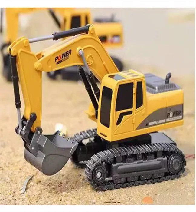 RC автомобиль 2 4 ГГц 6 каналов 1:24 экскаватор игрушка инженерный сплав и пластик RTR