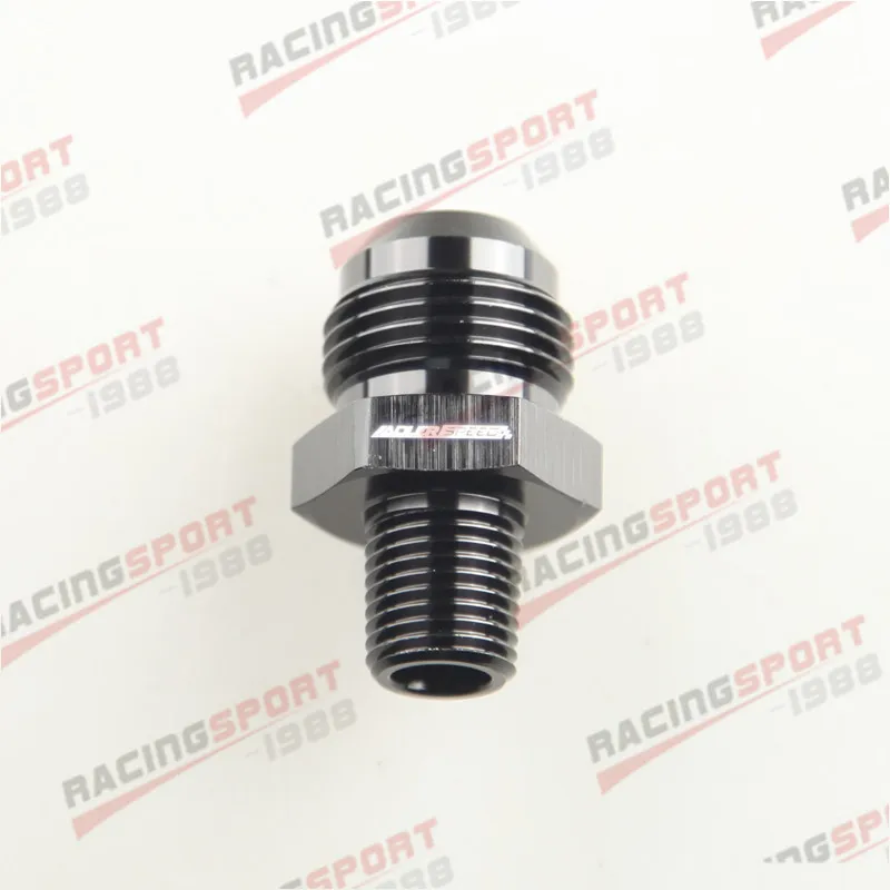1/4 &quotNPT Male To 10AN AN10 прямой адаптер фитинг черный Высокое качество|Клапаны и детали|