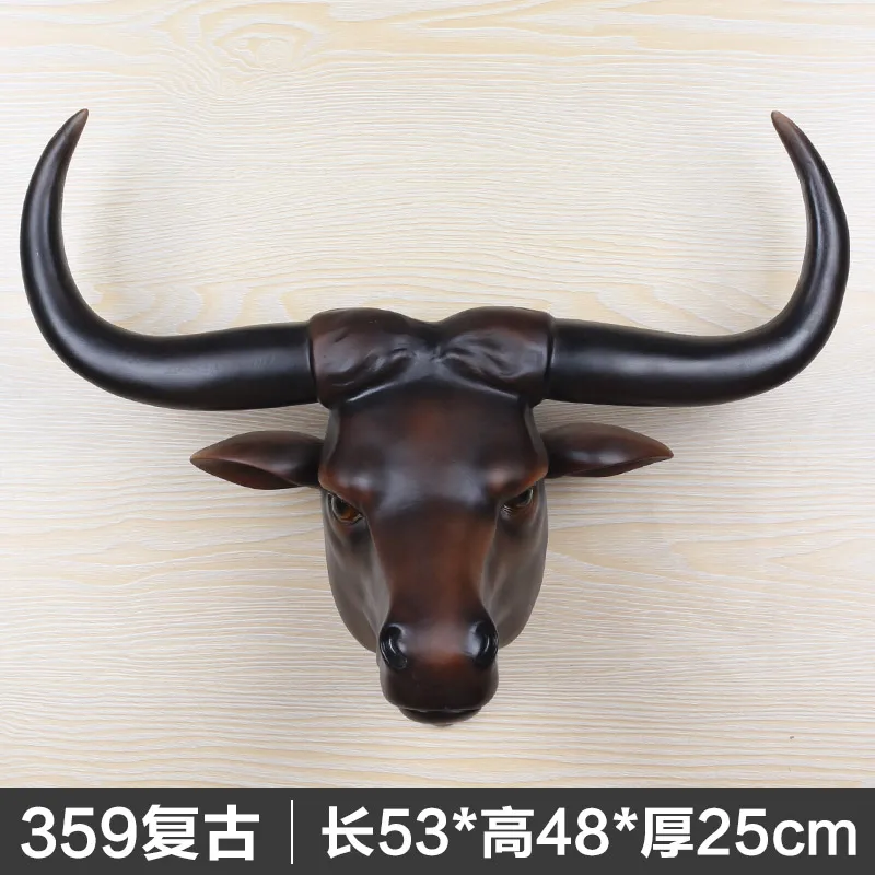 

RETRO RESIN NGAU TAU DECORATION RESTAURANT WALL WALL MOUNT 7 DECORATIVE OBJECT SIMULATION CRAFTS