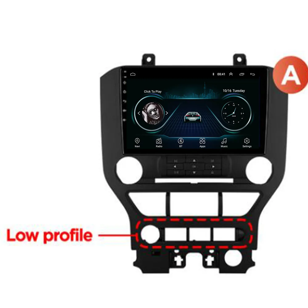 Для Ford Mustang Octa-Core 2015-2016 2017 2018 Android автомобильное радио мультимедийный видеоплеер