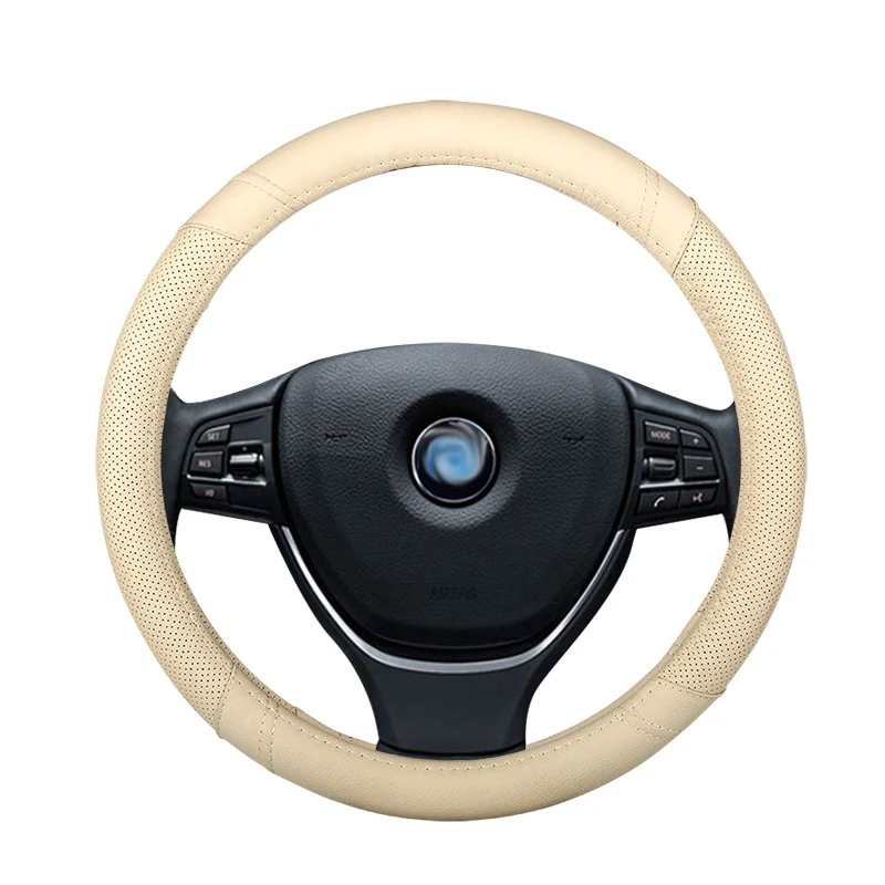 Car Steering Wheel Cover leather Auto Interior Accessories for renault duster fluence koleos laguna 2 3 latitude logan symbol | Автомобили