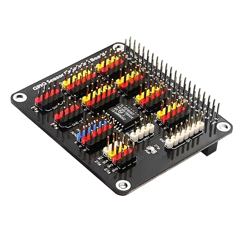 

GPIO Expansion Board Module Voltage Detection AD/DA Digital to Analog Conversion for Raspberry Pi 4B / 3B+ / 3B