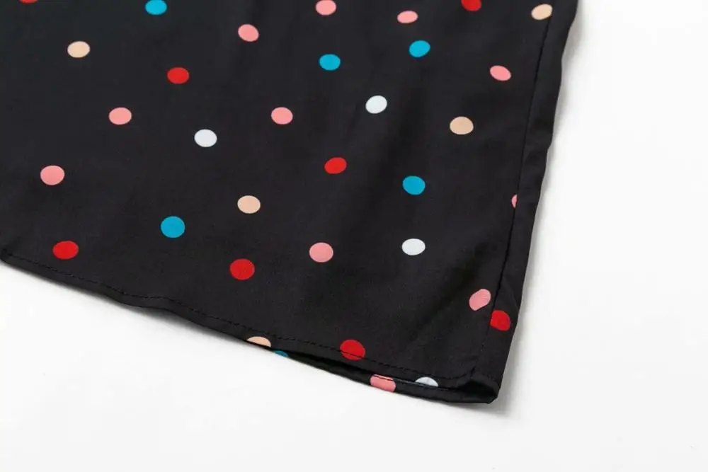 Платье женское атласное пляжное в горошек пикантное Клубное на бретелях разные