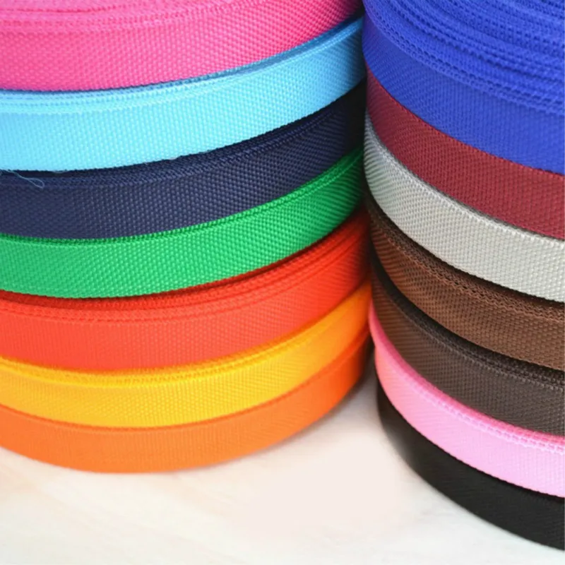 100 ярдов Meetee 2 см нейлоновая сетчатая лента ремешок для рюкзак ремень DIY ошейник