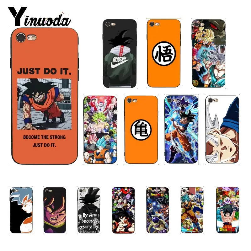 Yinuoda Dragon Ball Z Super DBZ Goku Fashion Coque Shell чехол для телефона iPhone 8 7 6S X XS MAX 5 5S SE XR 11 Pro Max |
