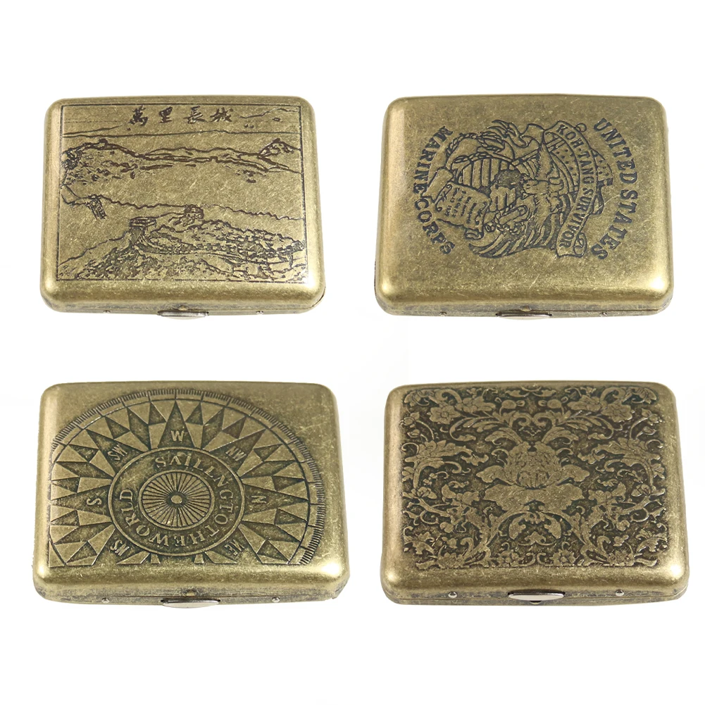 

Коробка для сигарет Драгоценная, металлическая, влагостойкая, индивидуальный подарок на заказ, металлическая, флип, резная, портативная, ме...