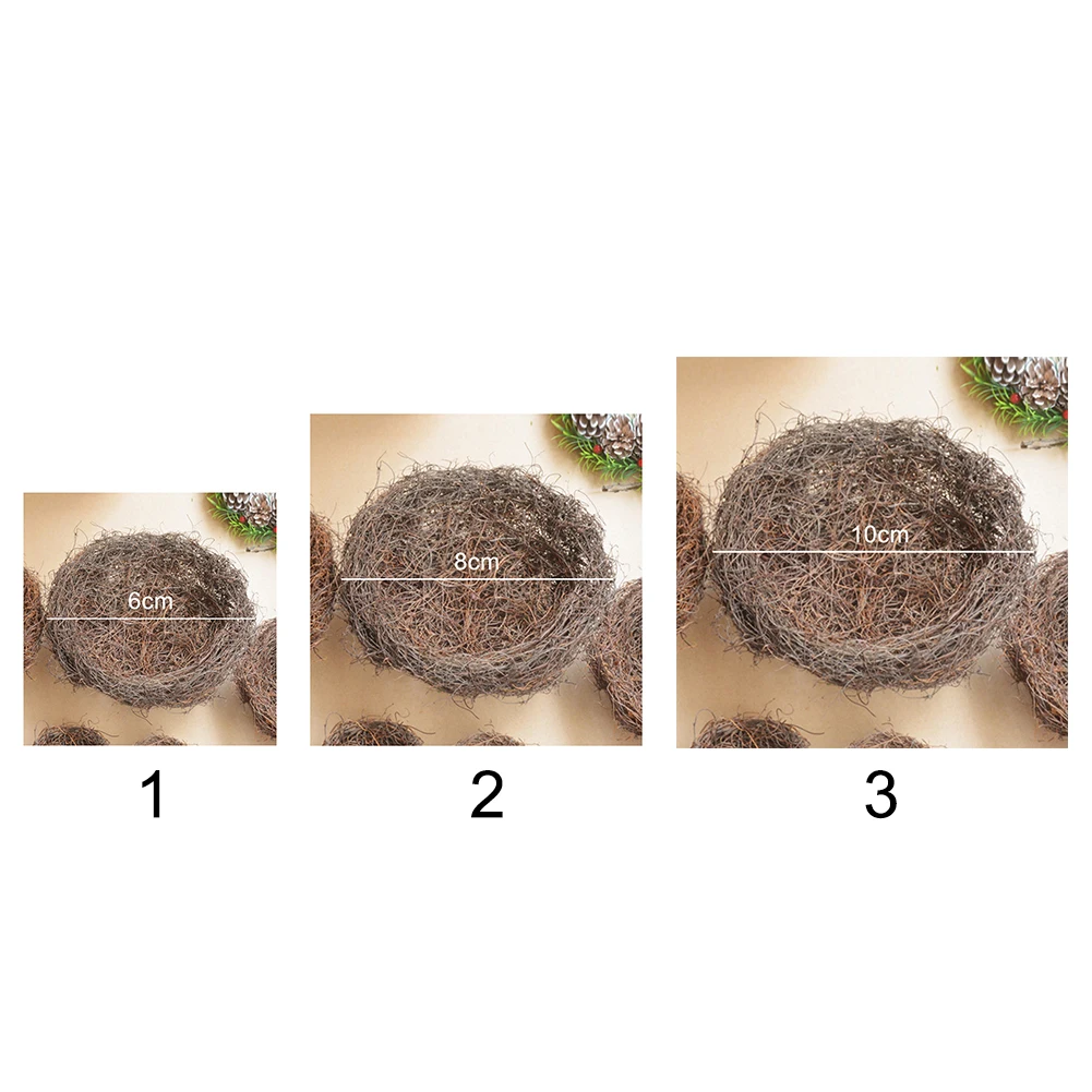 Twig Настольный сад для птиц имитация гнезда вечерние пасхальные украшения ручной