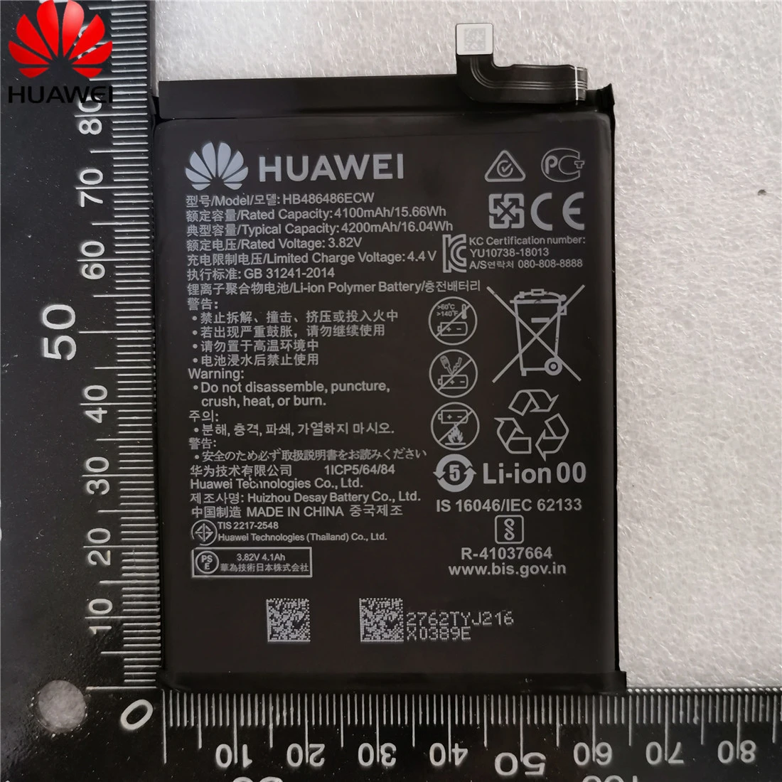 original replacement battery hb486486ecw for huawei huawei p30 pro mate20 pro mate 20 pro genuine phone battery 4200mahtools free global shipping