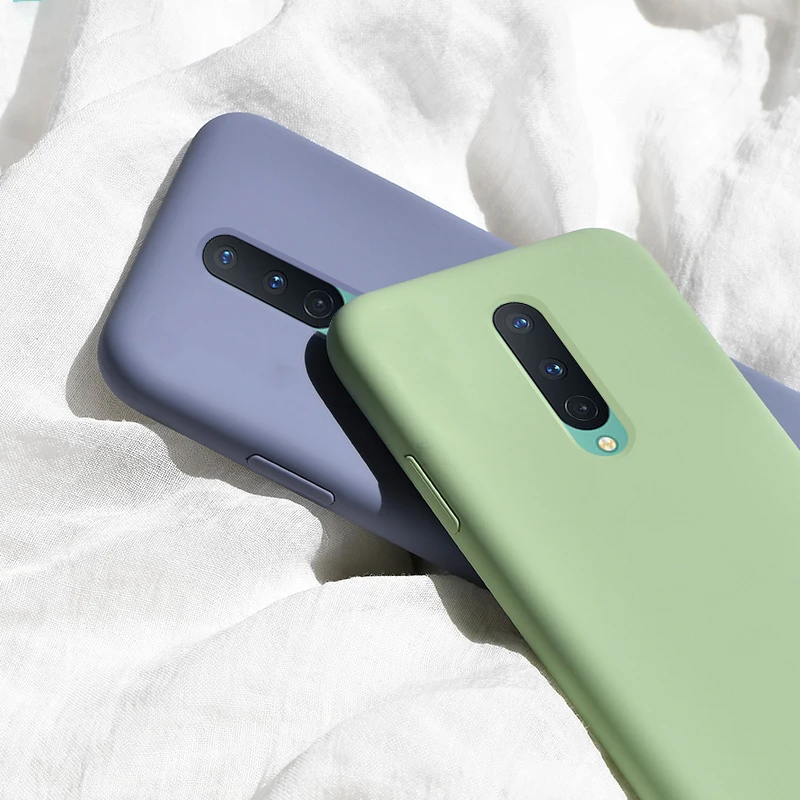 Для Oneplus 8 Pro 7 7T Чехол Оригинальный жидкий силиконовый чехол для One Plus 5 6 6T