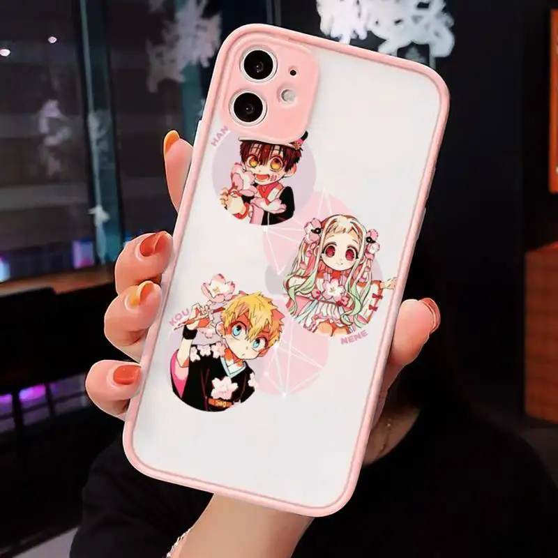 

Nezuko Kimetsu No Yaiba Demon Slayer Phone Cases Matte Transparent for iPhone 7 8 11 12 s mini pro X XS XR MAX Plus cover funda