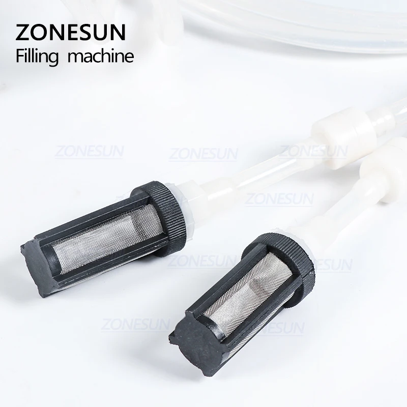 ZONESUN 2 головки полуавтоматический перистальтический насос машина для розлива