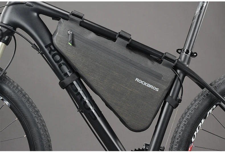 ROCKBROS Велосипед Сумка непромокаемые большой Ёмкость MTB дорожный велосипед рама сумка Треугольники чехол Водонепроницаемый шприц для заделки швов сумка панье аксессуары