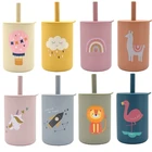 Детские Силиконовые чашки, без БФА, портативный контейнер для хранения, чашка для кормления для детей, непротекающие, наборы чашек для напитков