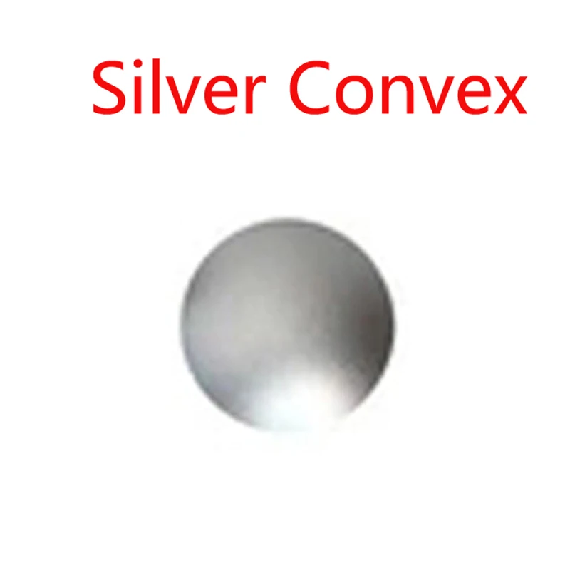 Silver Convex Кнопка спуска затвора для камеры, черный, красный, серебристый, плоский выпукло-вогнутый для Canon Nikon Leica для roleiflex Hasselblad Fuji - Цвет: Silver Convex
