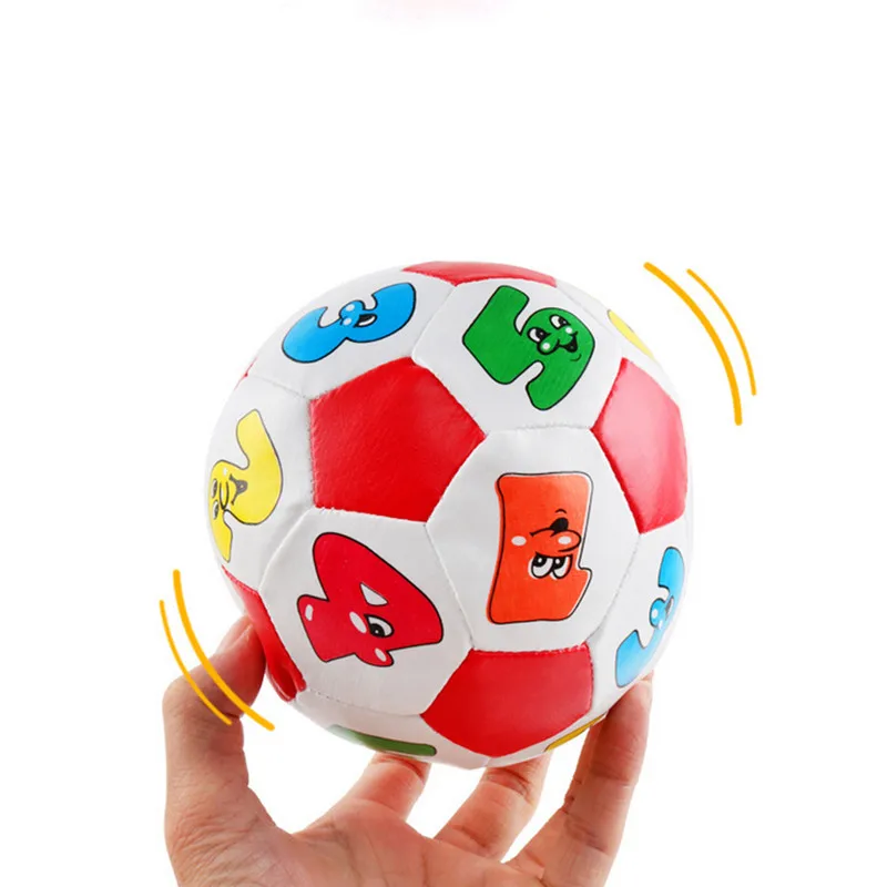 

Children Kids Educational Toy Baby Learning Colors Number Ball Plaything Soccer Sports Ball Throw Stuffed Soft Plush Toys