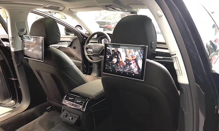 11,8 дюймов для заднего сидения автомобиля, Экран HD 1920X1280 воспроизведение видео в формате 4K Android 8,1 сзади развлечения Системы с WI-FI Bluetooth USB ИК