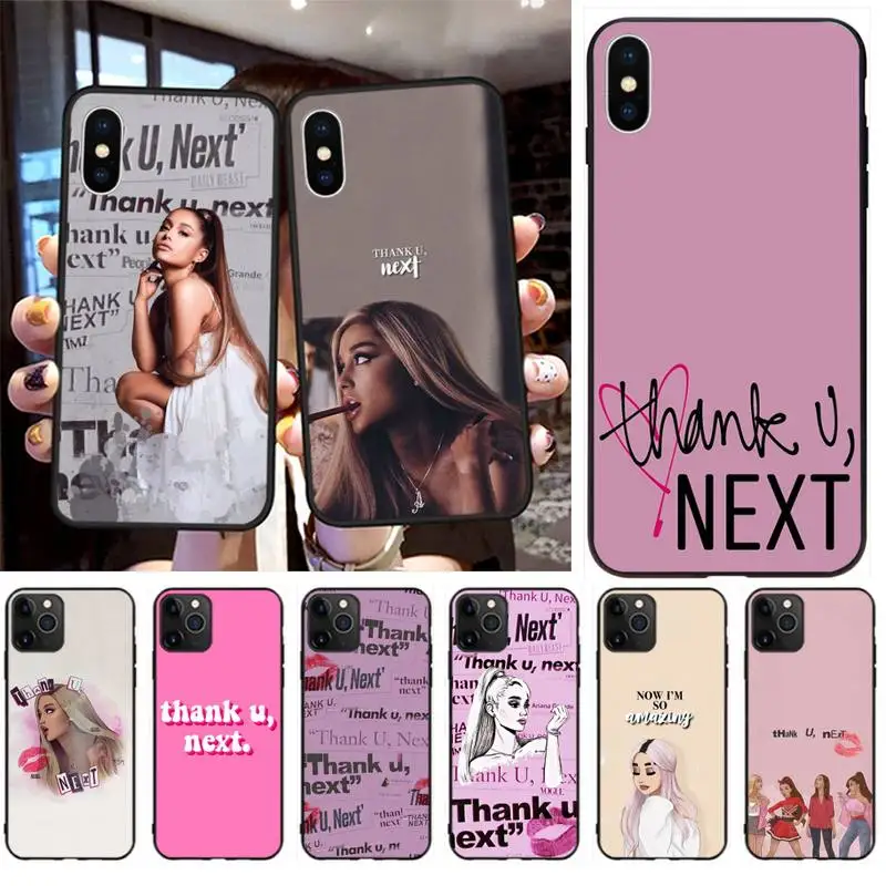 

Thank U Next Luxury Unique Design Phone Cover for iPhone 11 pro XS MAX 8 7 6 6S Plus X 5S SE 2020 XR case