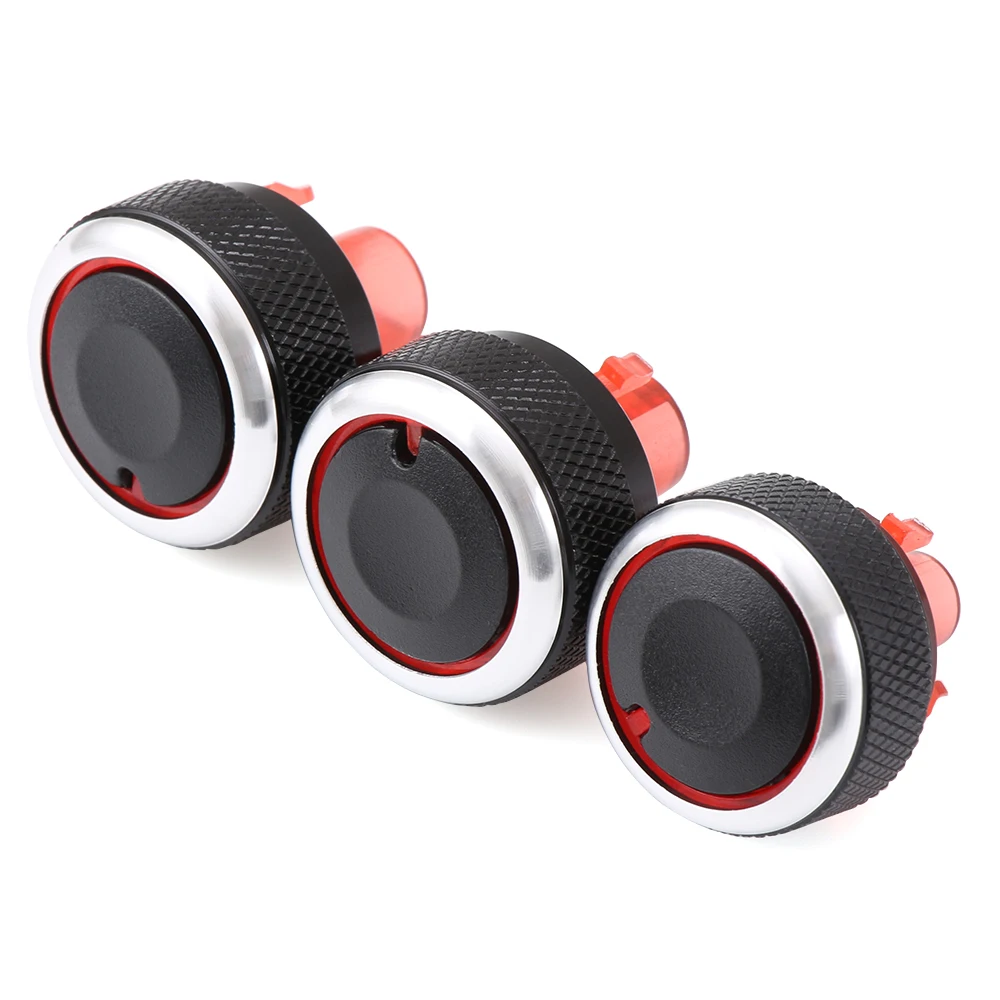 Автостайлинг ручка переключателя контроля тепла для автомобильного