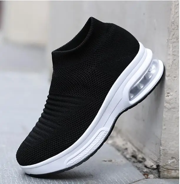 

Vrouwen Sneakers Fashion Ademend Mesh Casual Schoenen Platform Sneakers Vrouw Platform Slip-On Sneakers Wandelen Loopschoenen