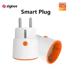 Смарт-розетка Tuya Zigbee, 3680 Вт, 16 А, с пультом ДУ