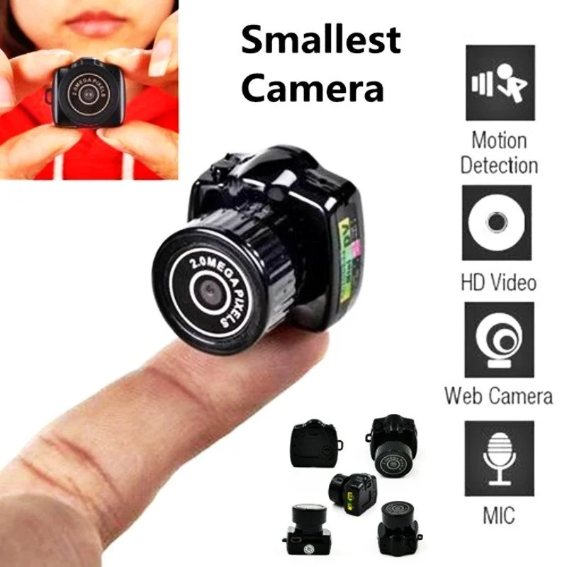 Мини-камера видеокамера Автомобильный видеорегистратор Спортивная цифровая