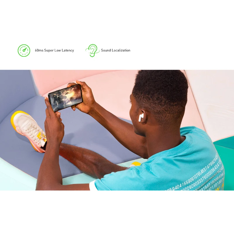Беспроводные Bluetooth-наушники Infinix XE20 TWS 60 мс сверхнизкая задержка двойной микрофон