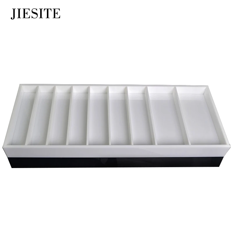 JIESITE толщиной Многофункциональный покерный лоток для чипсов белый чип/лоток