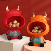 nordic creative storage living room decoration wedding gift cute animal lucky ox year mascot home decoration accessories