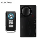 Сигнализация Elecpow для электрического велосипеда, беспроводная велосипедная сигнализация с защитой от кражи, с дистанционным управлением, 110 дБ, для дома